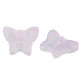 Glass bead 16mm Butterfly - Lilac